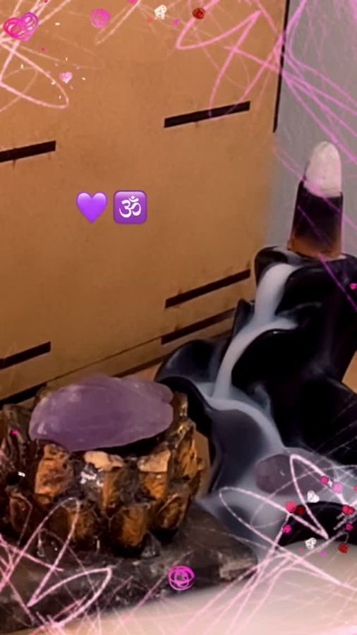 Post: harmonização com cristais e incenso