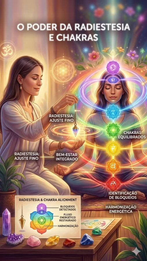 Post: O poder da radiestesia e chakras